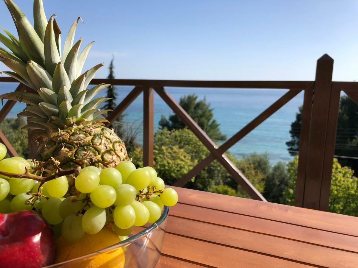 Villa Unique Sea View House Kalandra Exterior foto